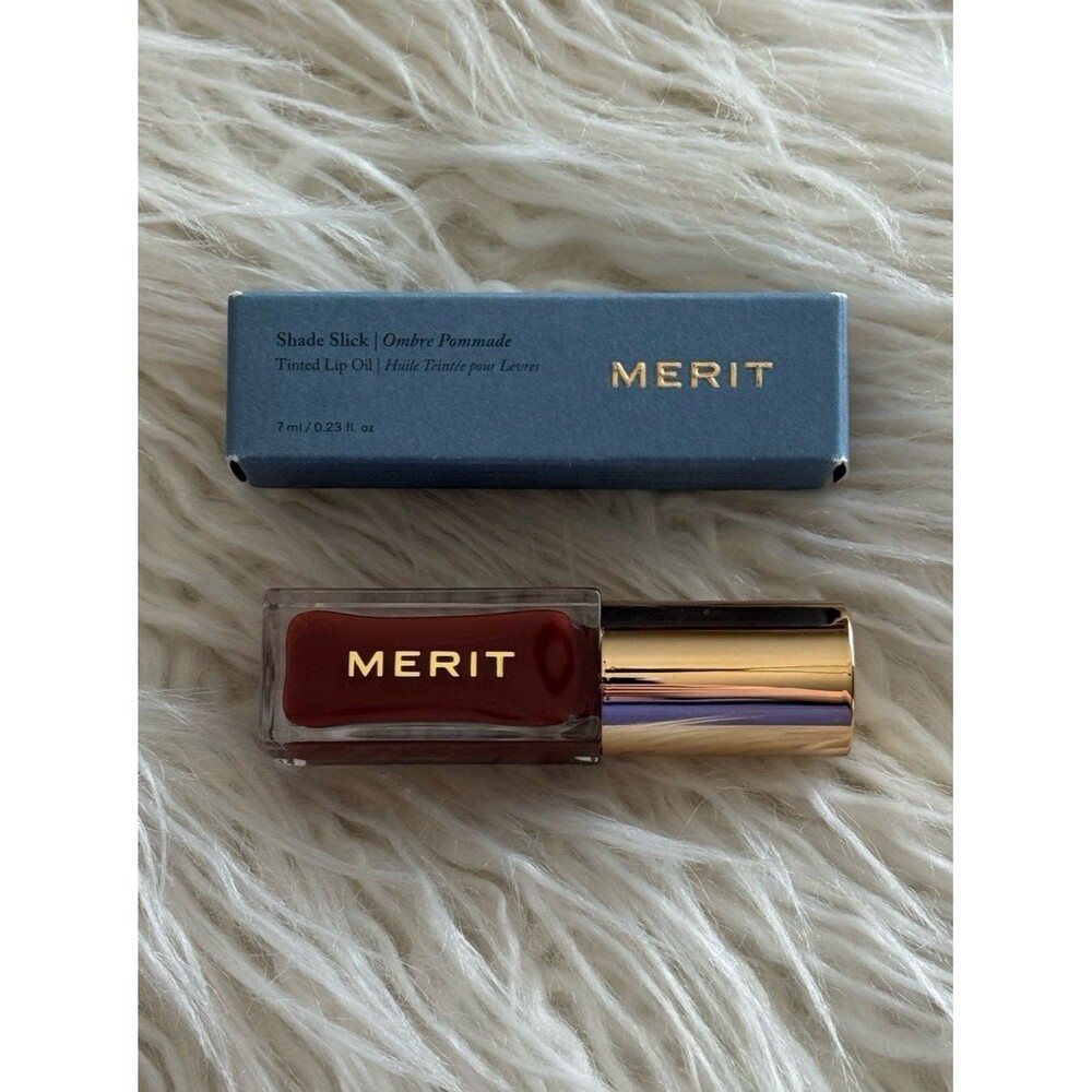 Merit Shade Slick Hydrating Tinted Lip Oil Sangria